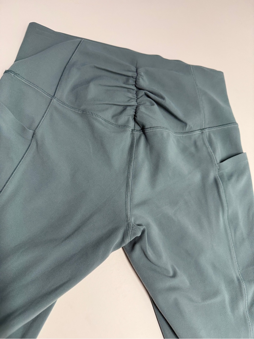 Athleta Deep Teal High-Rise Leggings with Pockets - Picture 5 of 7